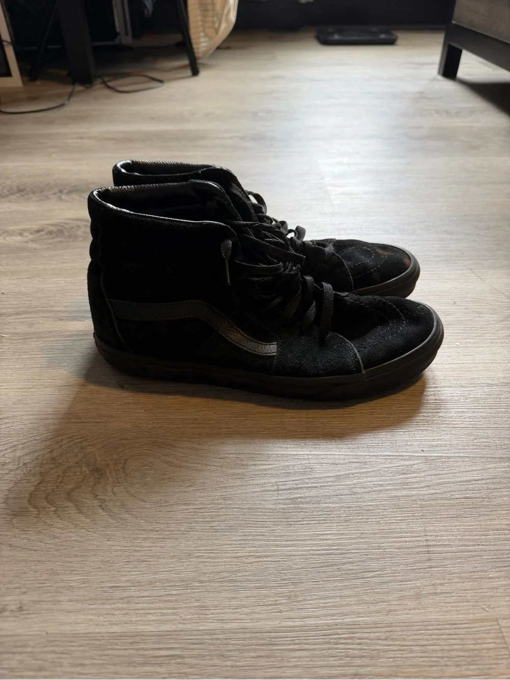 Vans SK8 Hi Black High-Top Canvas Men's Sneakers